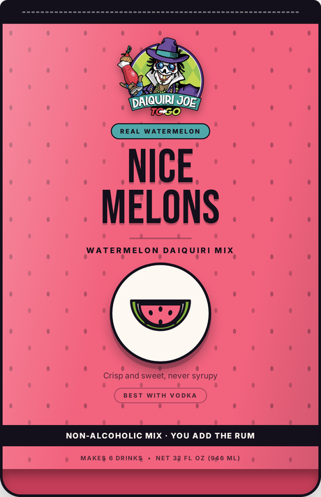 Watermelon daiquiri mix pouch